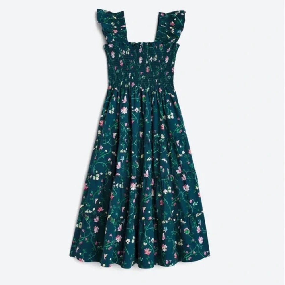 Hill House- Ellie Nap Dress- Moody Floral- Size Large